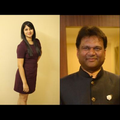 Co-Founders of Aro Vatika: Vidisha Agarwal (left) and Pawan Kumar Agarwal (right)