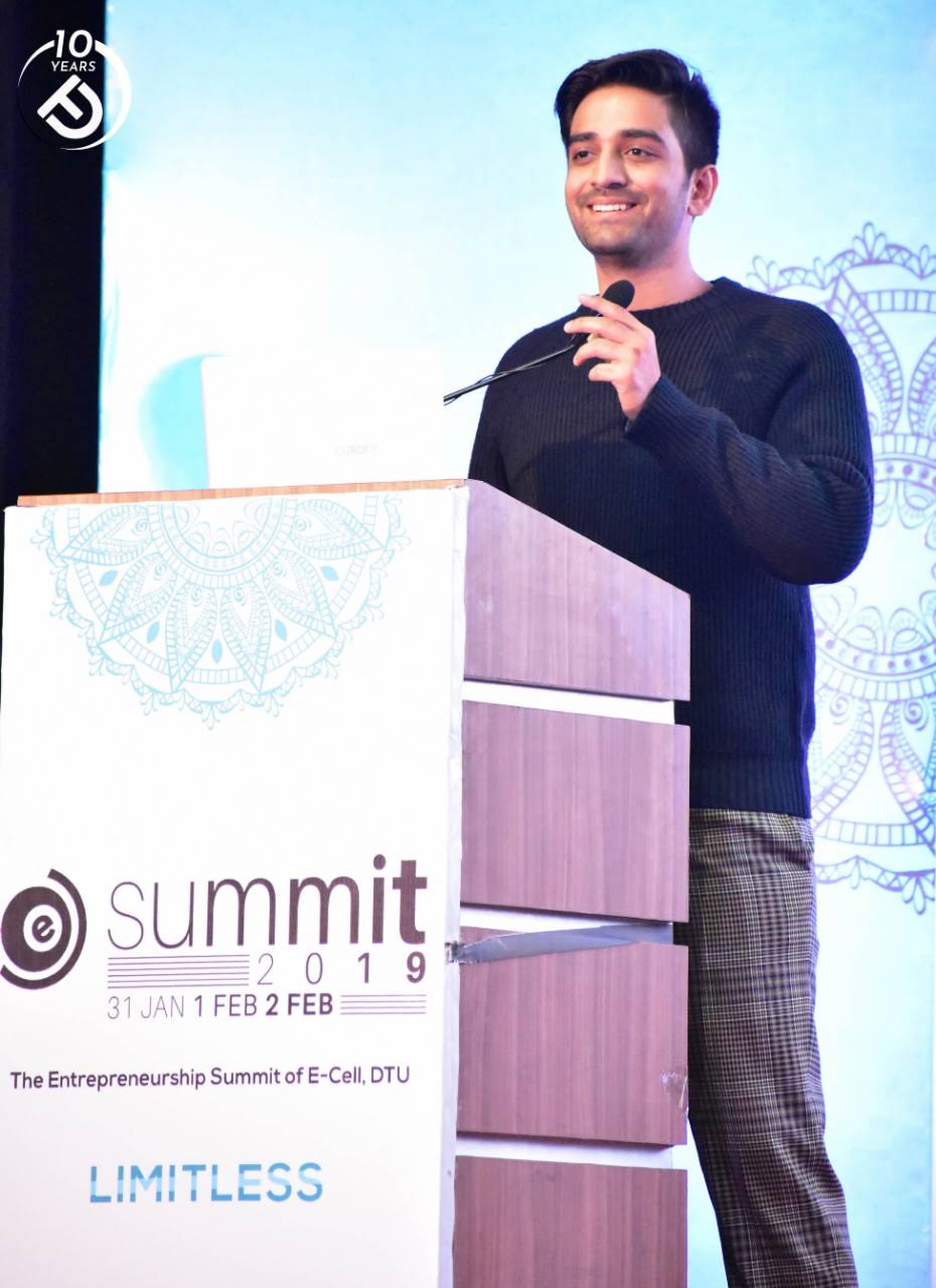 Curofy founder at entrepreneurship summit