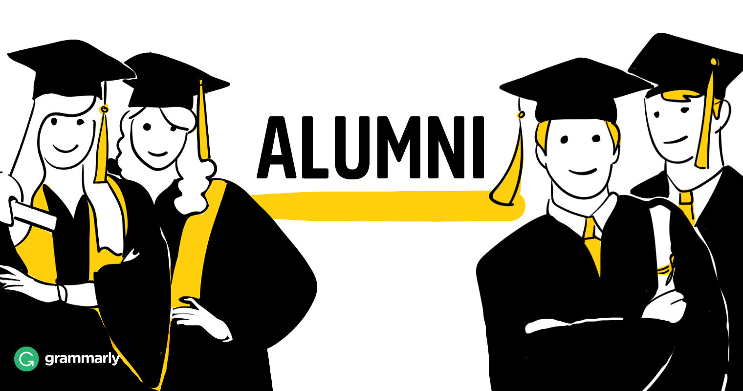 Your alumni. Image: Grammarly