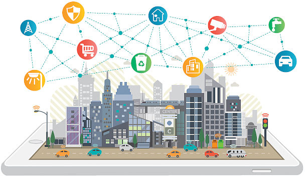 Various problems that startups can tackle in a smart city. (Image source: Geospatial World)