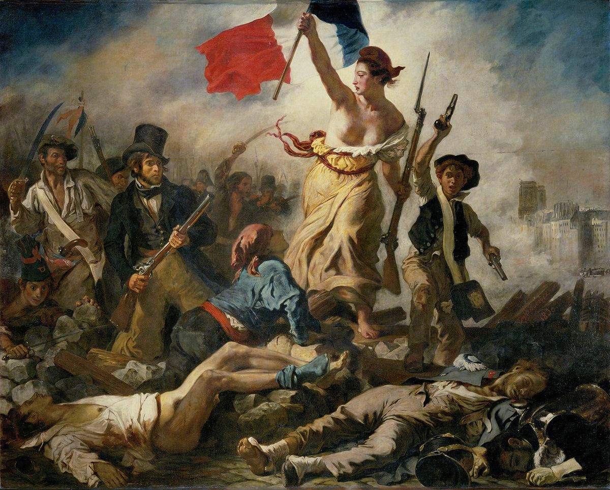 “Liberty leading the people”, by Eugène Delacroix.