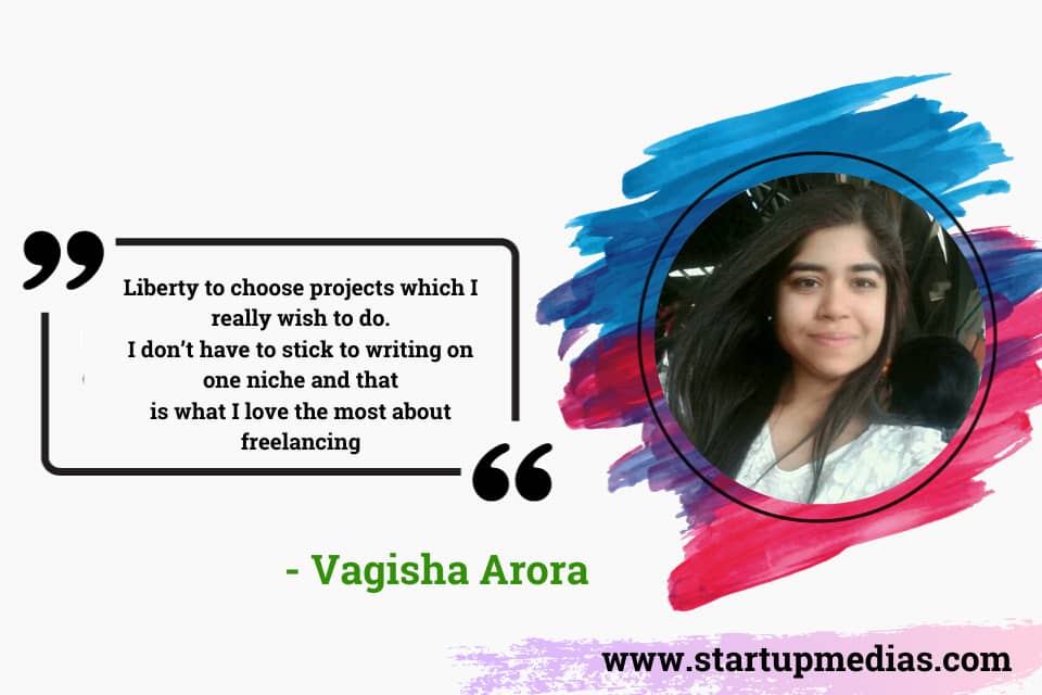Vagisha Arora, one of the top 10 freelance content writers in India