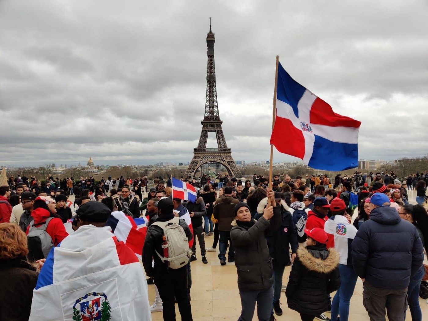 Protestors gathered in Paris on February 23, 2020. (Photo Credits: Altagrasia Santos)