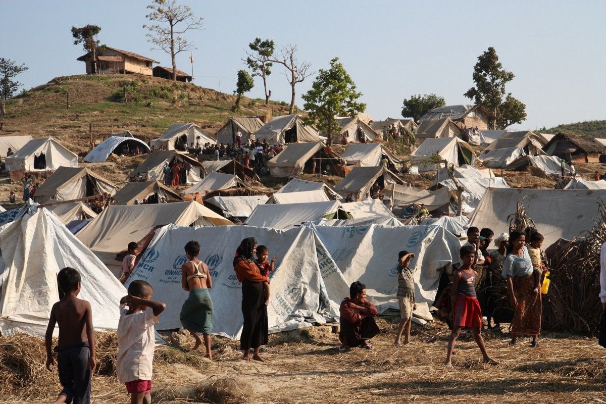 Internally displaced Rohingyas live in these Rakhine State camps. Photo by DFID — UK Department for International Development, 2012