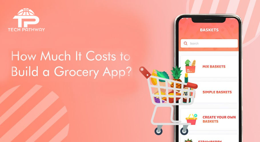 The estimated development cost of an on-demand grocery delivery app