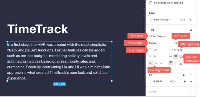 Text in Figma