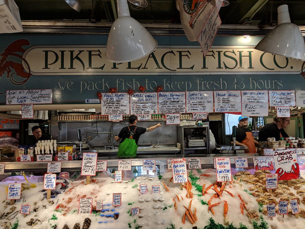 Pike Place Fish Company, Seattle, WA