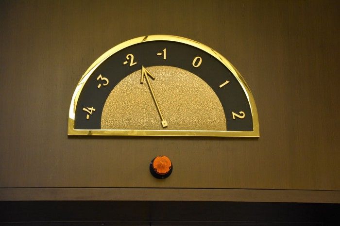 A classic: not only informs about the current floor but also about direction. Source: Waldemar Brandt/Unsplash.