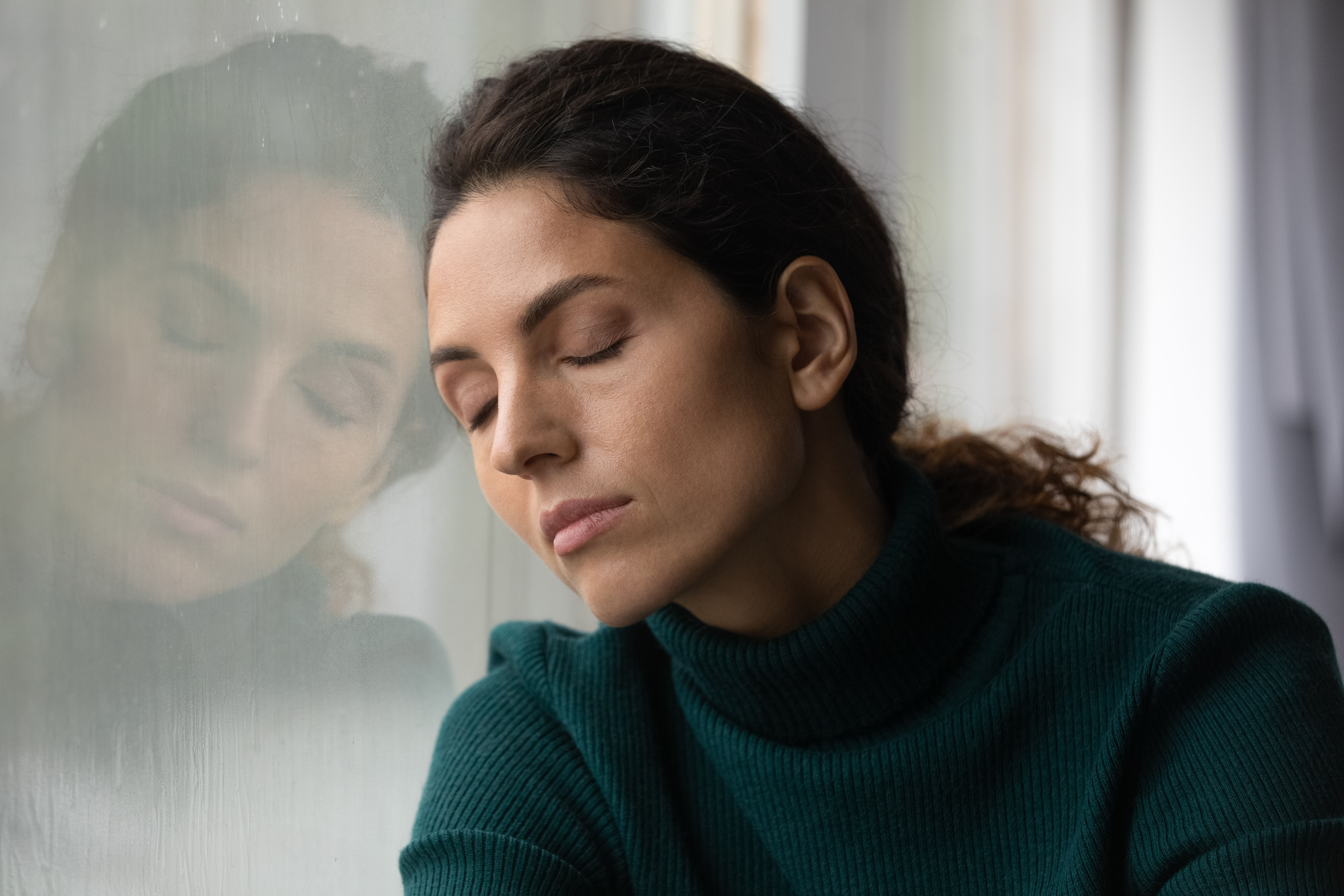 Saying this woman feels “bad” doesn’t reveal much about what she’s really feeling. We would have to go granular to find out. (Adobe Stock Image: licensed by author)