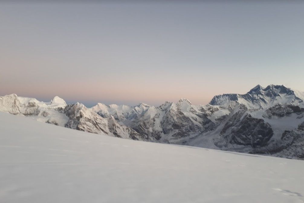 Everest in the sunrise