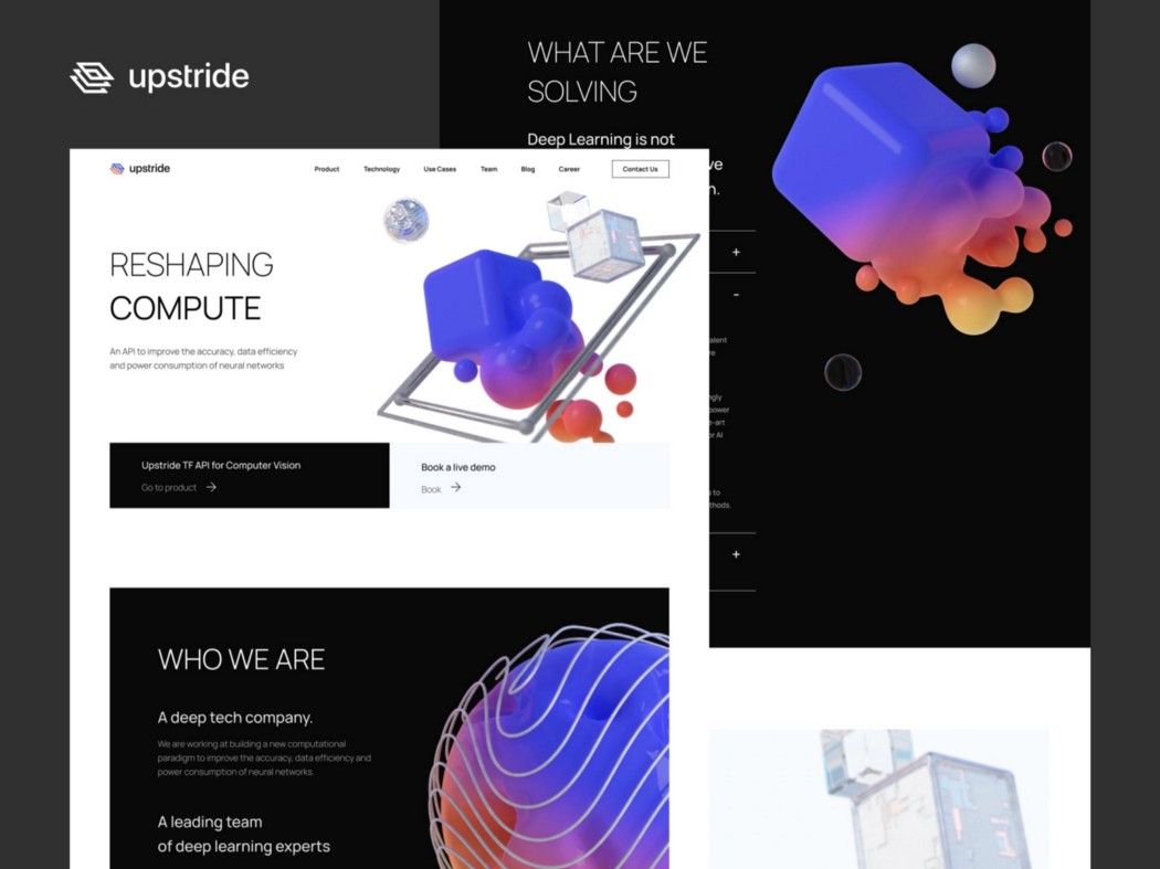 Upstride designed by Outcrowd, uploaded to Dribbble
