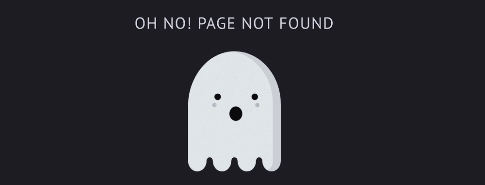 My 404 page illustration
