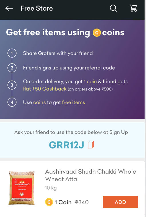 Free Store Referral