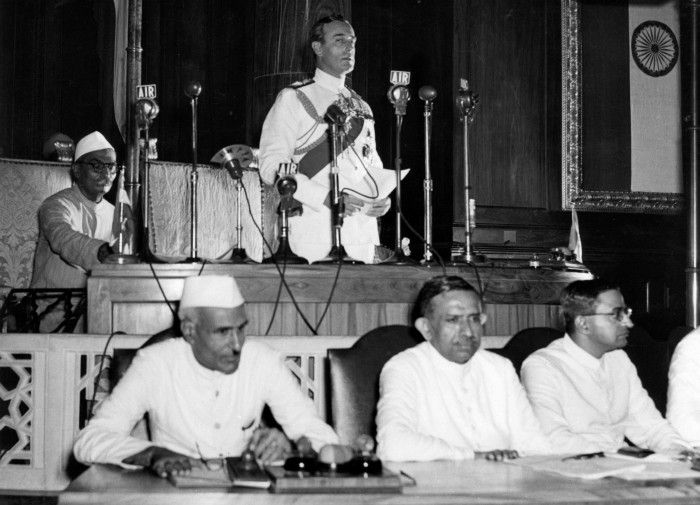 Lord Mountbatten, the last British Viceroy of India
