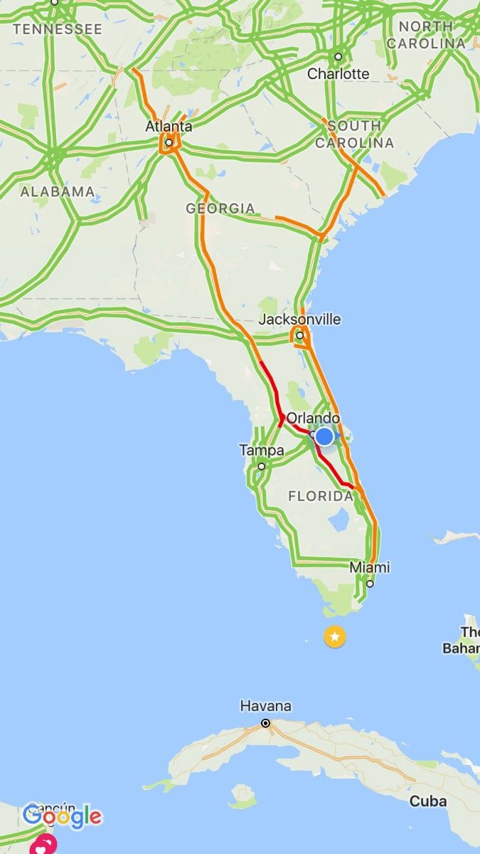 780 mile traffic jam during 2017 hurricane Irma