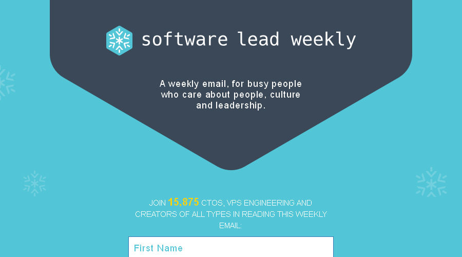 Software Lead Weekly