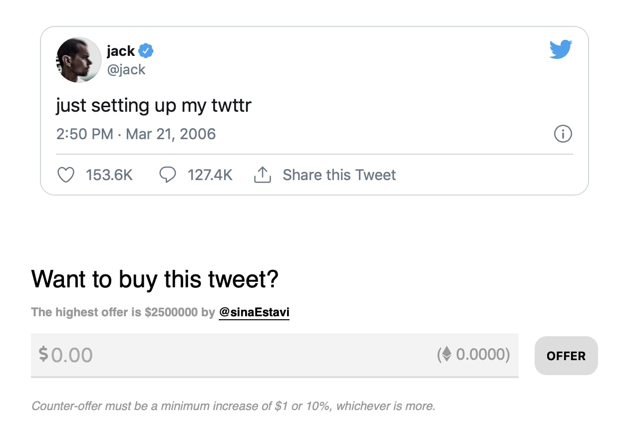 this is the first tweet ever