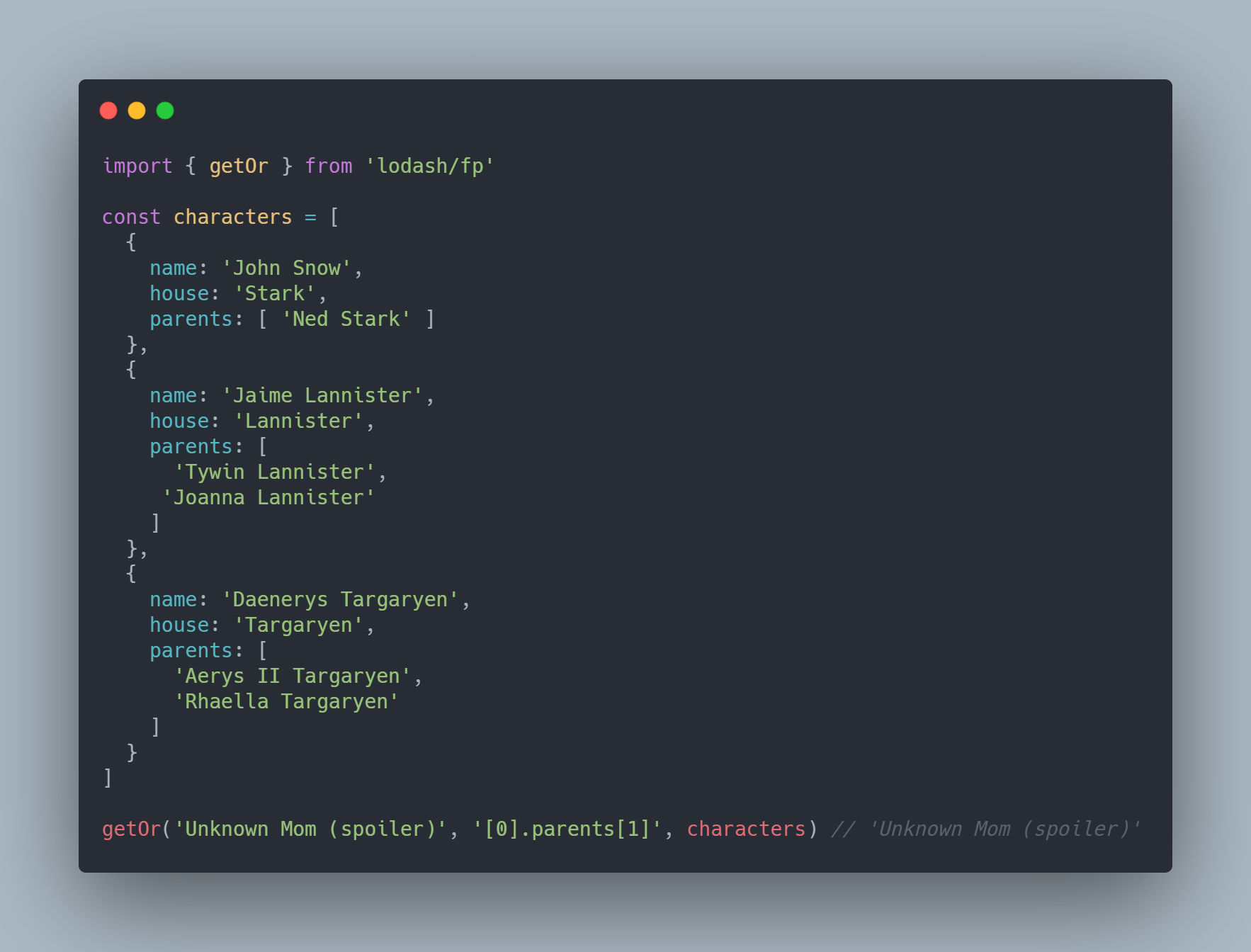 lodash/fp/getOr array usage