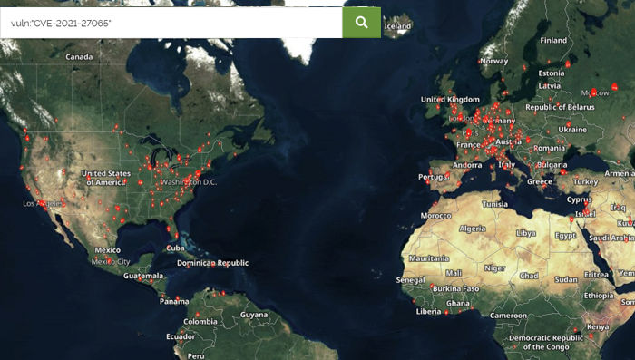 13k+ Vulnerable Microsoft Exchange Servers from Shodan as of 8/6/2021 | Skanda Vivek