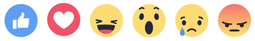 2016 update to Facebook reactions. The reason: “Not everything is likable”.