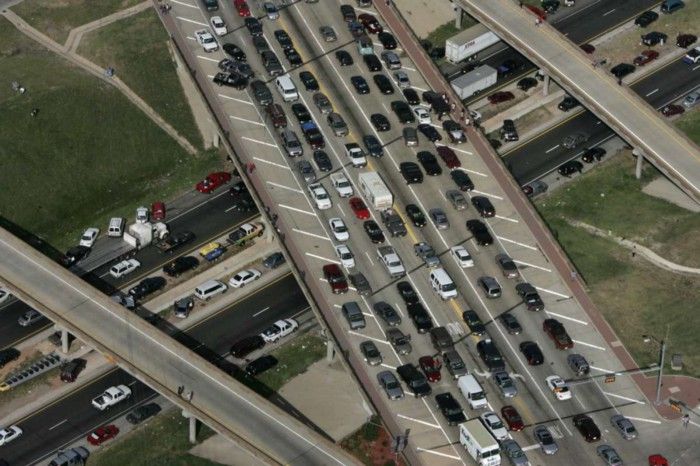 Sprawling traffic jams during Hurricane Rita evacuation | Brett Coomer/Houston Chronicle
