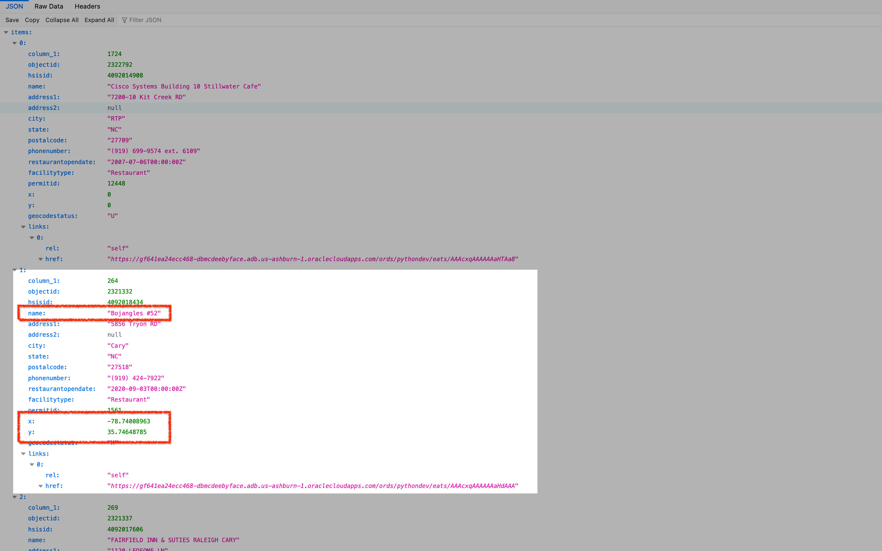 Oracle Rest Apis