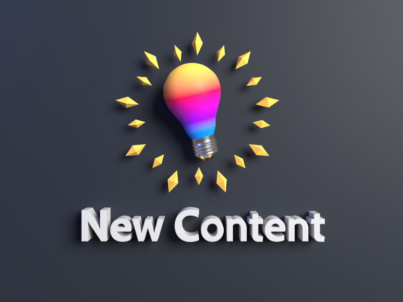 New Content Ideas