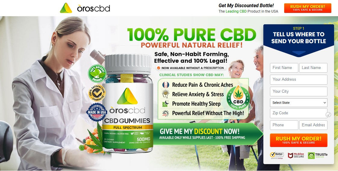 Oros CBD Gummies Reviews 2023 Stress Relief | Ingredients! - Produtor -  Eventos e Conteuacute;dos na Sympla