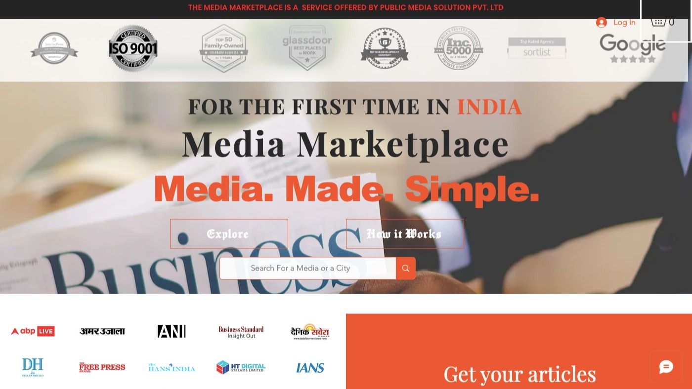 Public Media Solution Launches India’s First Media Marketplace For