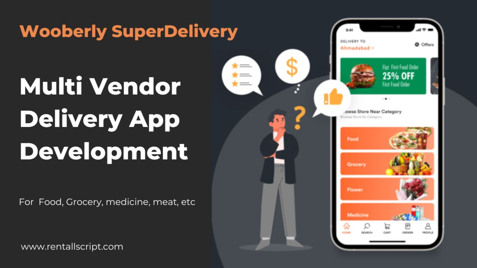 Multi-vendor delivery app development - Build on-demand Multi delivery ...