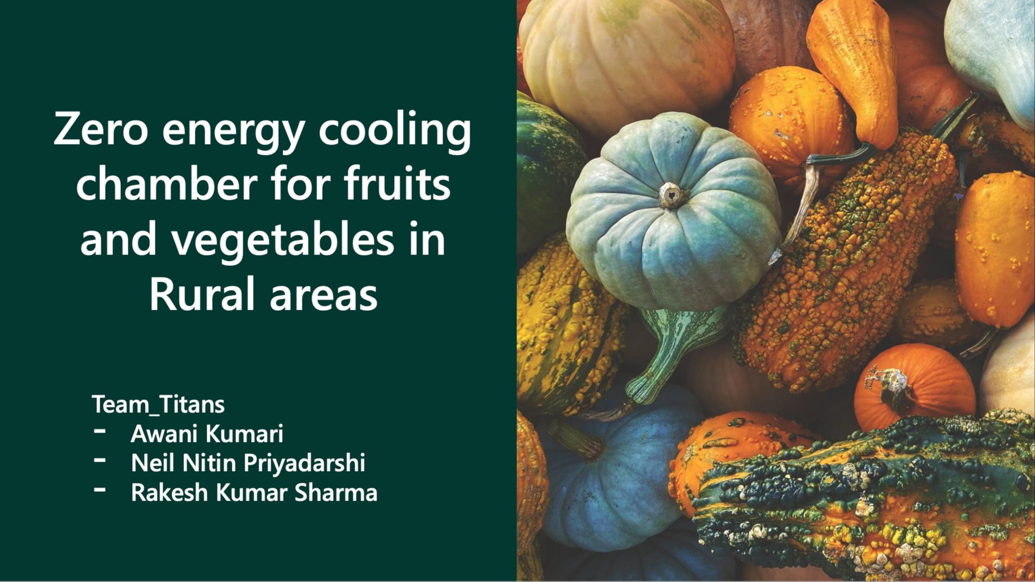 Zero Energy Cooling Chamber Rakesh Kumar Sharma Tealfeed