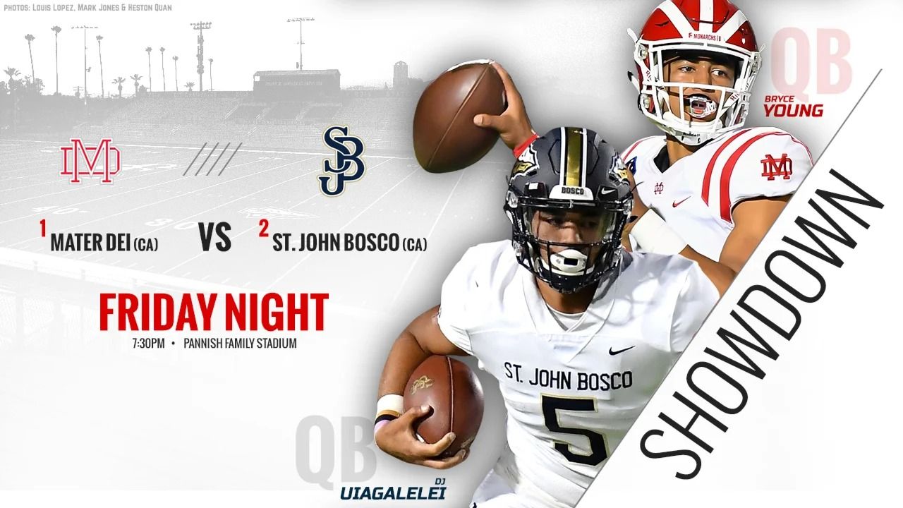 LIVESTREAM**] St. John Bosco Vs Mater Dei Live Southern Section ...