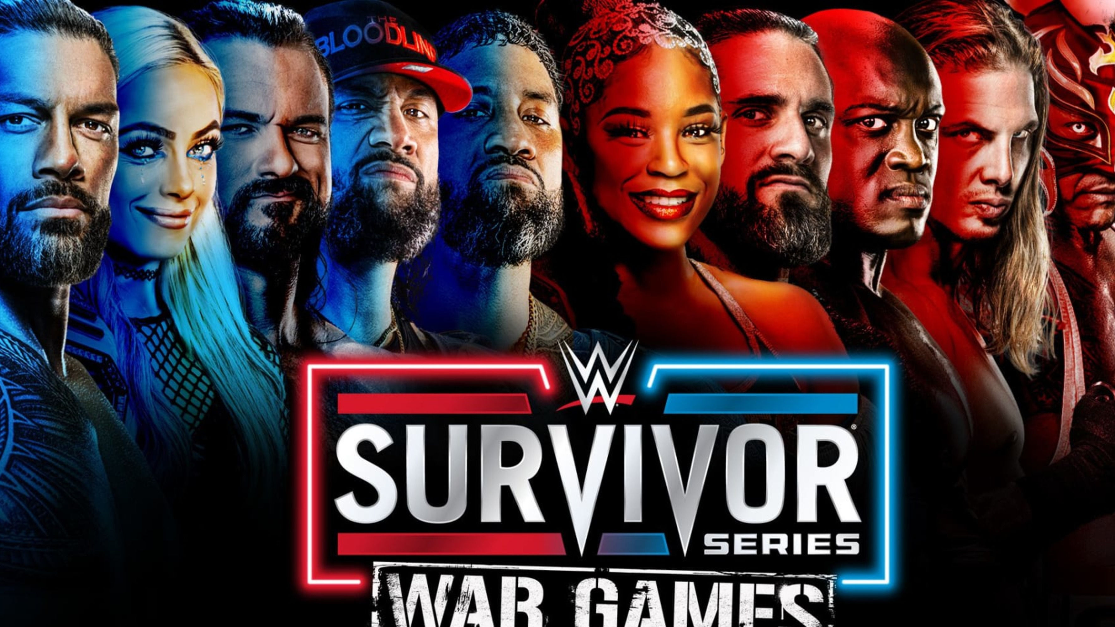 2022 WWE Survivor Series WarGames Live Stream card, matches